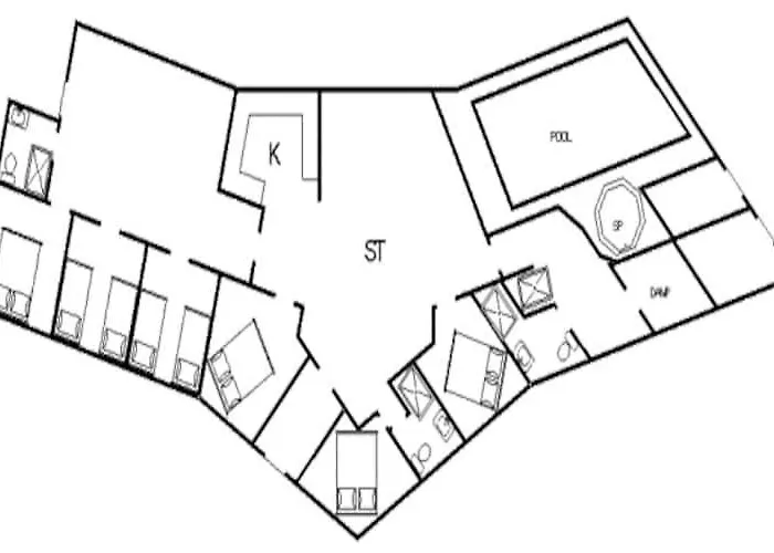 Holiday home 14 Person In Blavand